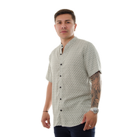 CAMISA HK MANGA CORTA ESTAMPADO VERDE