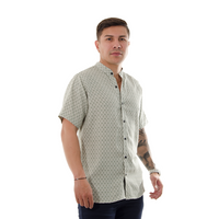 CAMISA HK MANGA CORTA ESTAMPADO VERDE