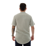 CAMISA HK MANGA CORTA ESTAMPADO VERDE