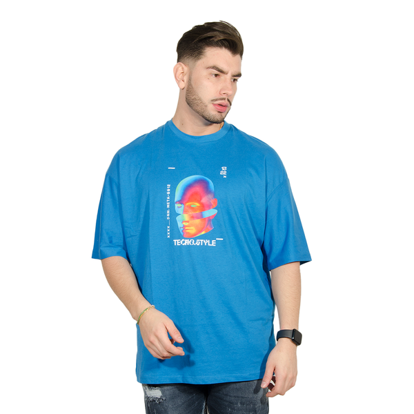 CAMISETA DN OVERSIZE AZUL TECNO STYLE