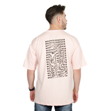 CAMISETA HK OVERSIZE ROSADA NO SPACE