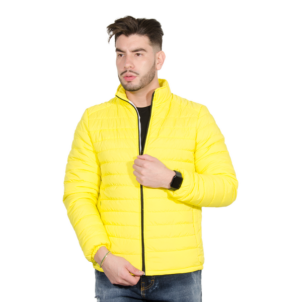CHAQUETA ABOLLONADA AMARILLA