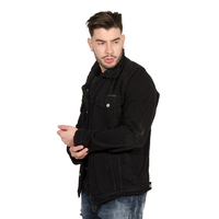 CHAQUETA JEAN CF NEGRA OVEJERA 163