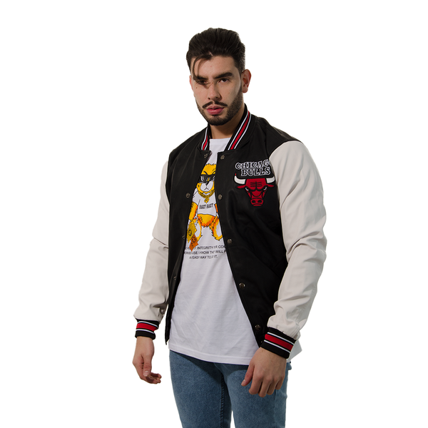 CHAQUETA LV POLIURETANO NEGRA BULLS