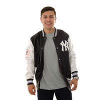 CHAQUETA LV POLIURETANO NEGRA YANKEES