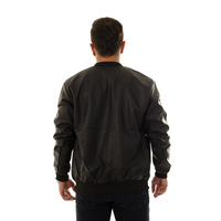 CHAQUETA OT POLIURETANO ROMBOS NEGRA