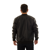 CHAQUETA OT POLIURETANO ROMBOS NEGRA